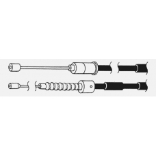 OP02179 CEF Трос, стояночная тормозная система