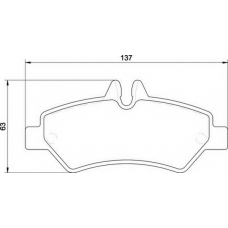 363710033016 MAGNETI MARELLI Комплект тормозных колодок, дисковый тормоз
