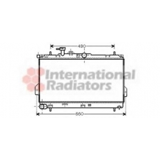 82002097 VAN WEZEL Радиатор, охлаждение двигателя