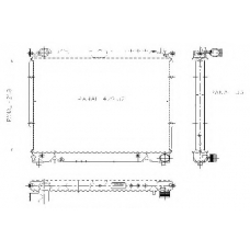 1020778803 ORDONEZ Радиатор, охлаждение двигателя