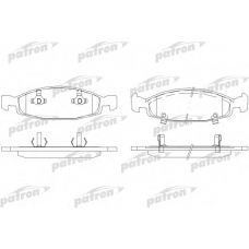 PBP1523 PATRON Комплект тормозных колодок, дисковый тормоз