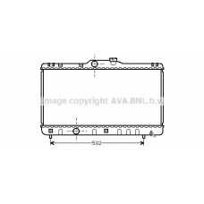 TOA2147 Prasco Радиатор, охлаждение двигателя