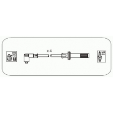 FAS32 JANMOR Комплект проводов зажигания