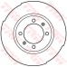 DF1668 TRW Тормозной диск