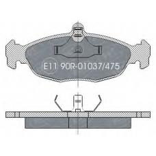 SP 252 PR SCT Комплект тормозных колодок, дисковый тормоз
