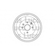 DB4025 TRW Тормозной барабан