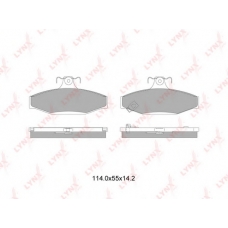 BD-7002 LYNX Колодки тормозные задние дисковые к-кт