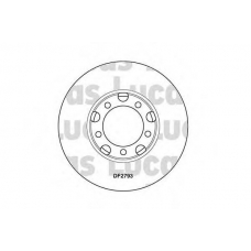 DF2793 TRW Тормозной диск