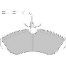 DBP230968 DURON Комплект тормозных колодок, дисковый тормоз
