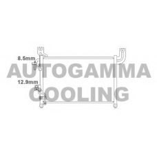105777 AUTOGAMMA Конденсатор, кондиционер