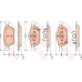 GDB3476 TRW Комплект тормозных колодок, дисковый тормоз