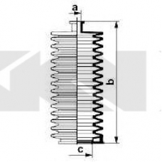 83780 SPIDAN Пыльник, рулевое управление