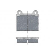 SP 251 SCT Комплект тормозных колодок, дисковый тормоз