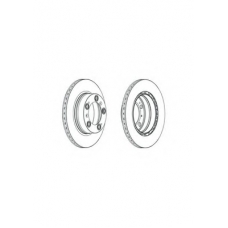 DDF2023C FERODO Тормозной диск