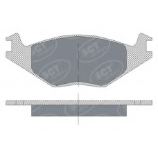 SP 115 SCT Комплект тормозных колодок, дисковый тормоз