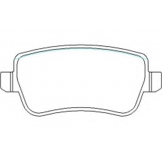 MDB2800 MINTEX Комплект тормозных колодок, дисковый тормоз