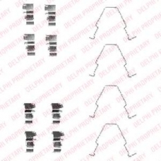 LX0414 DELPHI Комплектующие, колодки дискового тормоза