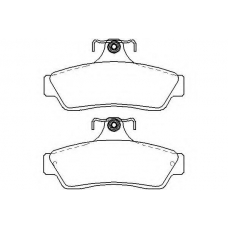 MDB2667 MINTEX Комплект тормозных колодок, дисковый тормоз