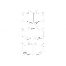 WBP21679A WAGNER LOCKHEED Комплект тормозных колодок, дисковый тормоз