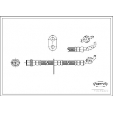 19033072 CORTECO Тормозной шланг