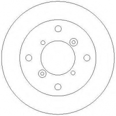 AC2234D AC Delco Тормозной диск