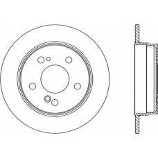 BDA1292.10 OPEN PARTS Тормозной диск