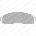 LP1757 DELPHI Комплект тормозных колодок, дисковый тормоз