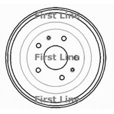 FBR998 FIRST LINE Тормозной барабан