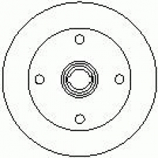 37123 KAWE Тормозной диск