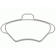 MDB1781 MINTEX Комплект тормозных колодок, дисковый тормоз