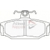 ADB0725 COMLINE Комплект тормозных колодок, дисковый тормоз