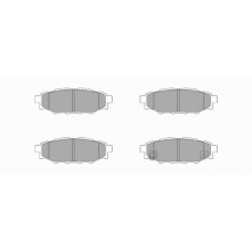 957 SIMER Комплект тормозных колодок, дисковый тормоз