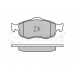 025 213 9618/PD MEYLE Комплект тормозных колодок, дисковый тормоз