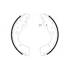 8DB 355 022-241 HELLA PAGID Комплект тормозных колодок