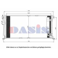 142018N AKS DASIS Конденсатор, кондиционер