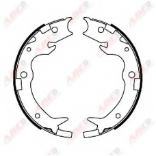 C04019ABE ABE Комплект тормозных колодок, стояночная тормозная с