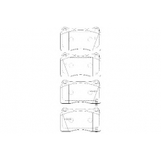 WBP23092C WAGNER LOCKHEED Комплект тормозных колодок, дисковый тормоз