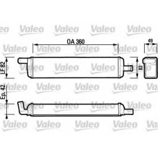 883473 VALEO Теплообменник, отопление салона