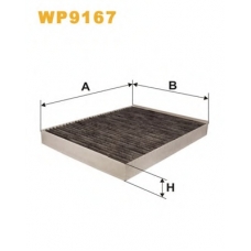 WP9167 WIX Фильтр, воздух во внутренном пространстве