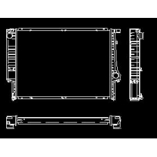 RA0050150 J. DEUS Радиатор, охлаждение двигателя