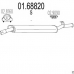 01.68820 MTS Глушитель выхлопных газов конечный