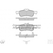 T114-35 ASHUKI Комплект тормозных колодок, дисковый тормоз