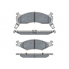 SP 267 PR SCT Комплект тормозных колодок, дисковый тормоз