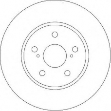 DF4204 TRW Тормозной диск
