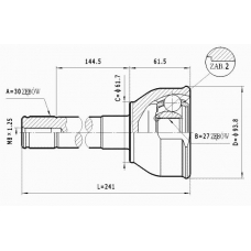 C.596 STATIM Шарнирный комплект, приводной вал