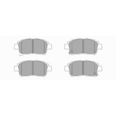 1048 SIMER Комплект тормозных колодок, дисковый тормоз