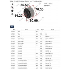 AAMHY1009 Tenacity Сайлентблок