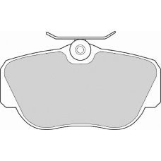 FD6375A NECTO Комплект тормозных колодок, дисковый тормоз