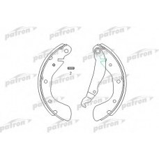 PSP335 PATRON Комплект тормозных колодок