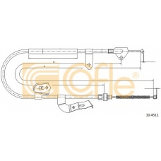 10.4511 COFLE Трос, стояночная тормозная система